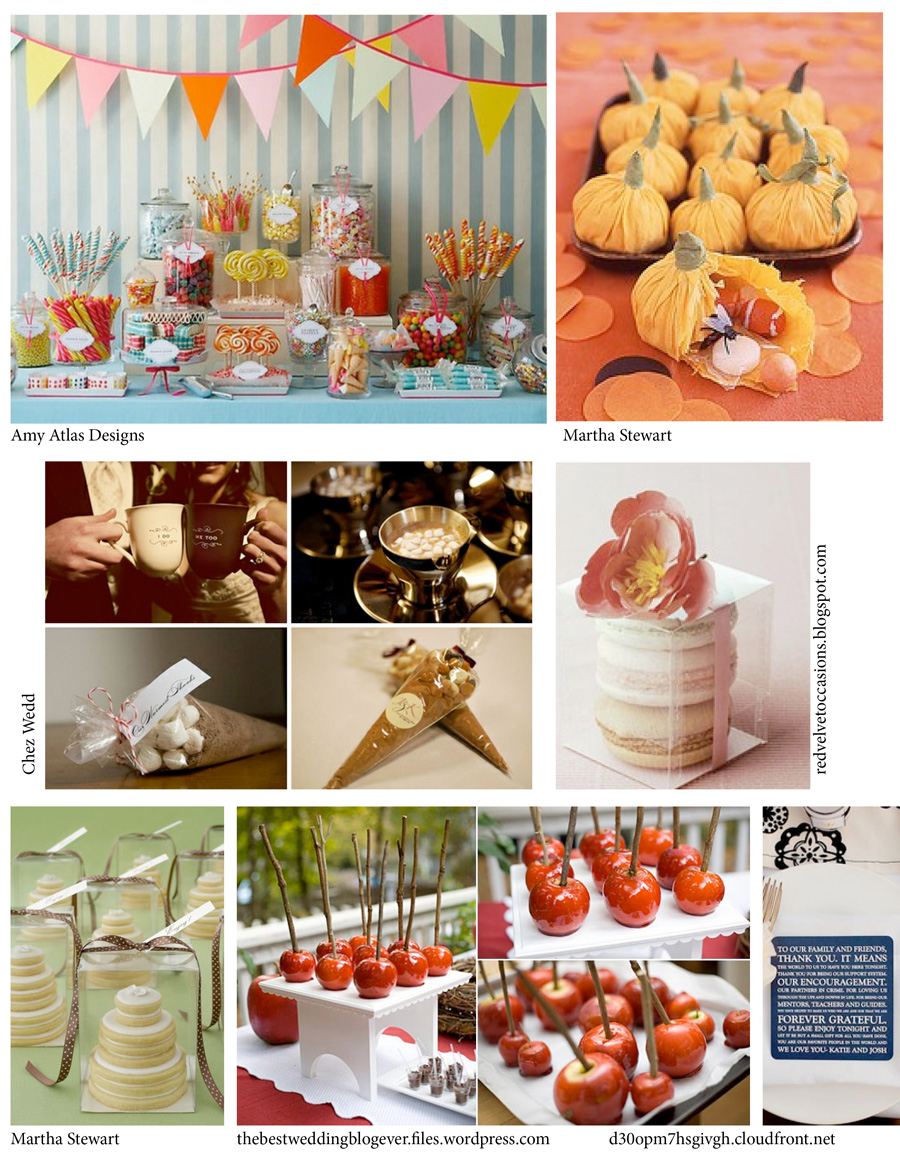 Wedding Favor ideas - sweet and candy ideas