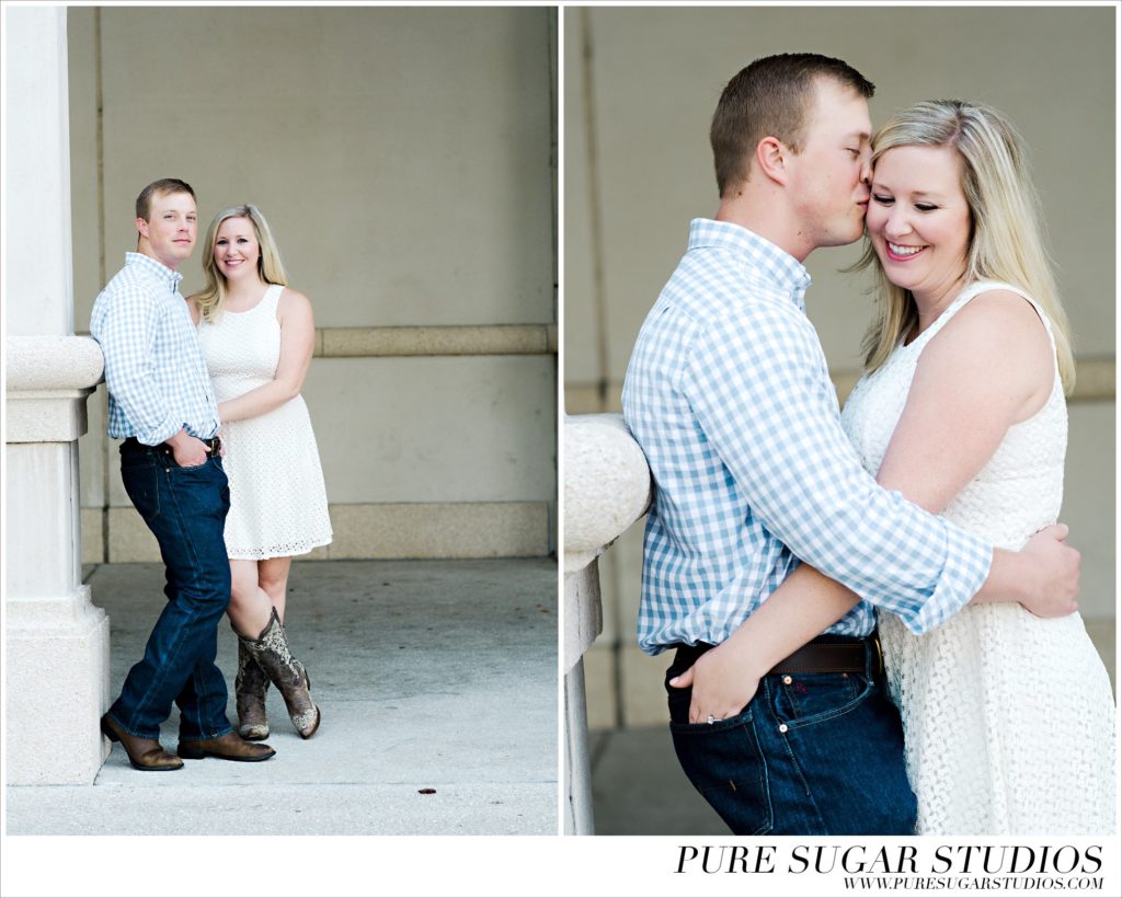 pure sugar studios engagement photography at the st. augustine fort