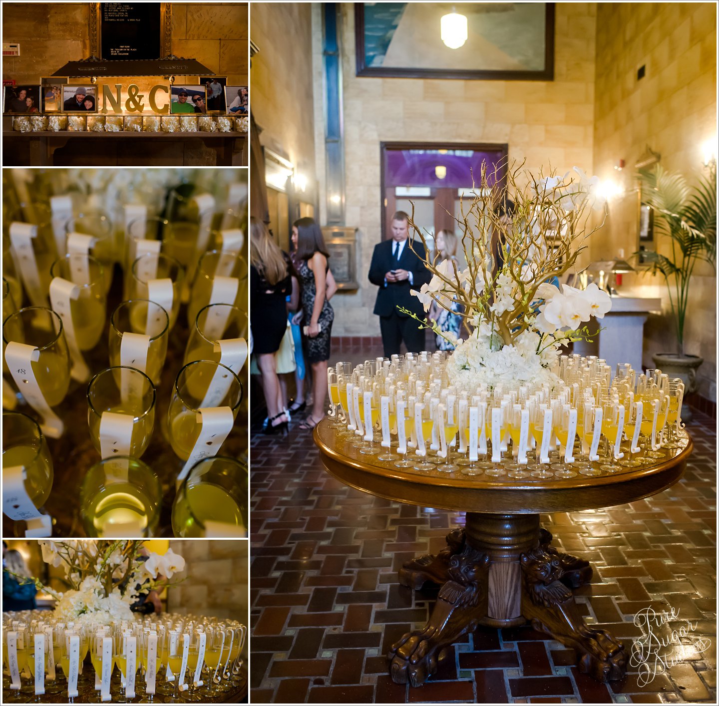 Eli Meyer,Executive Food Service,Monique Lhuillier,Not Too Shabby Bakery,Pure Sugar Studios,Reception,St. Augustine Wedding Photographer,Stephanie Bolen,The Rivertwon band,Treasury,Treasury on the Plaza,evrything with plants and flowers,v,