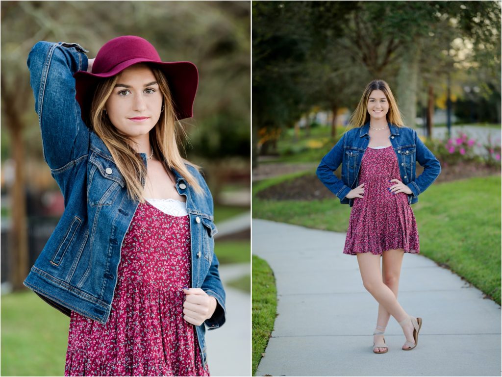 Spring senior photos in Nocatee Florida