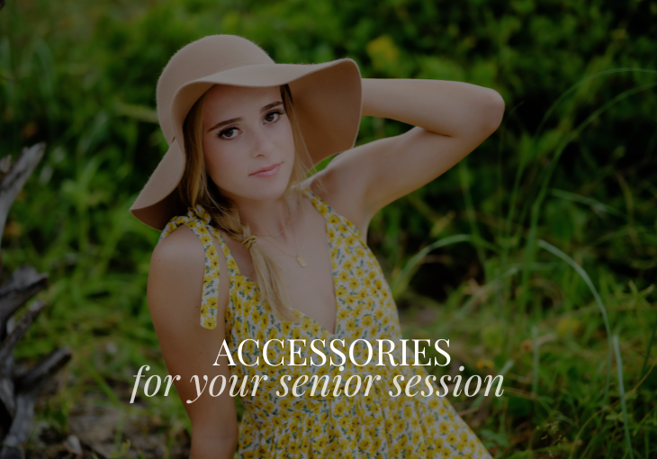5 accessories to bring to your senior session in Jacksonville, Florida