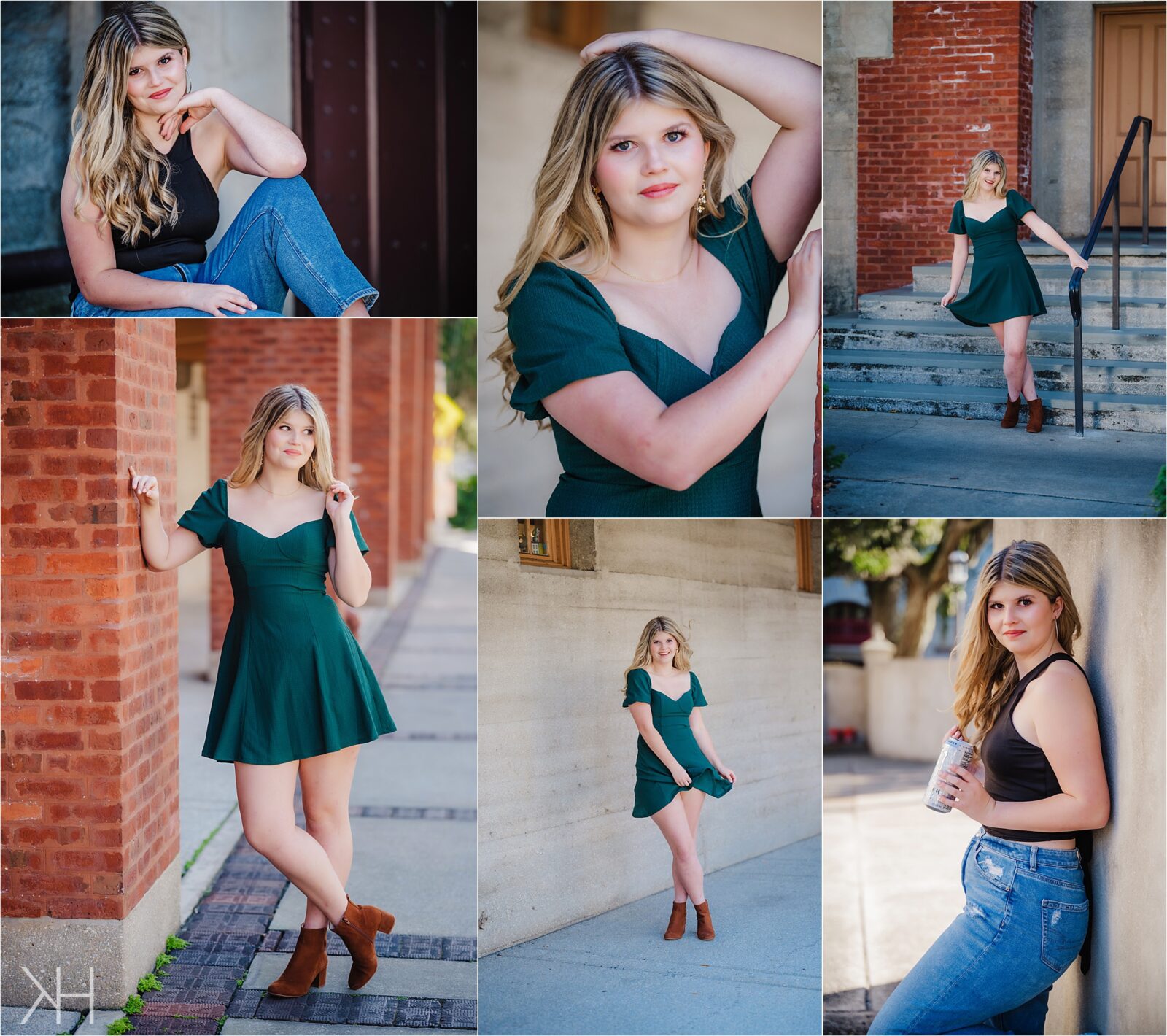 Fall Senior pictures in downtown St. Augustine