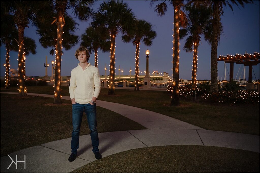 Best Senior photos in st augustine for night of lights
