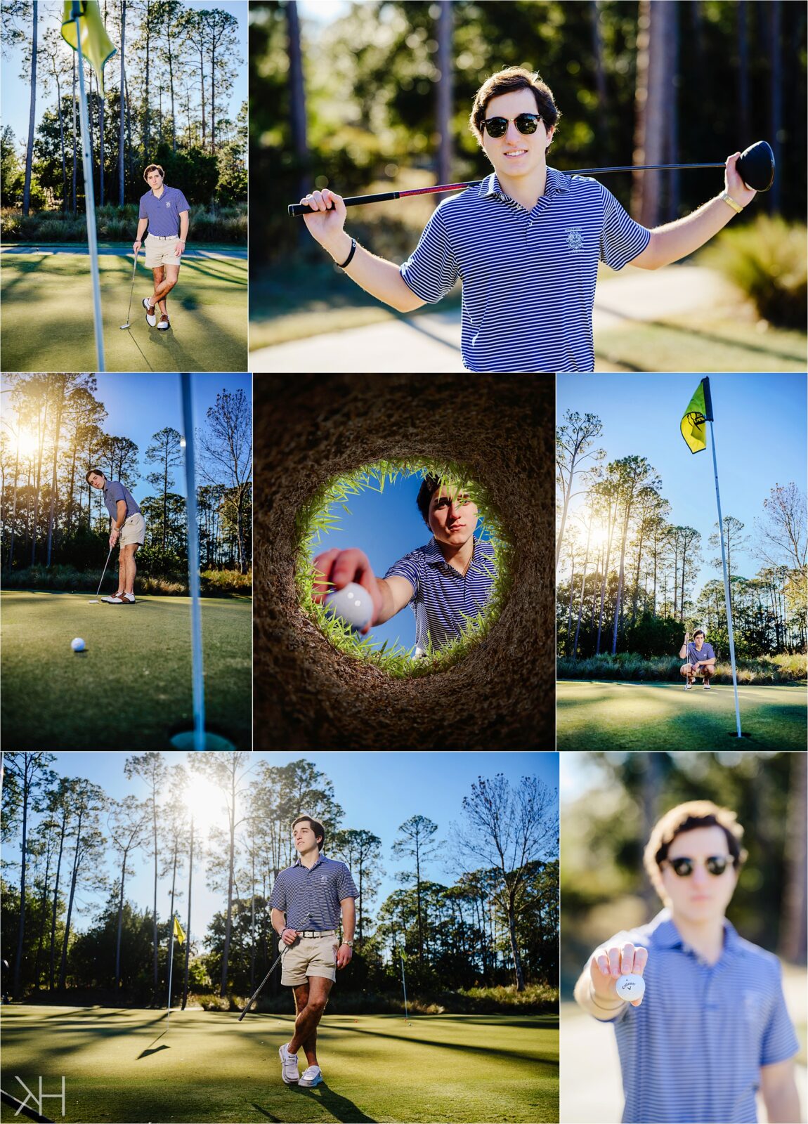 Guys Golf senior photos